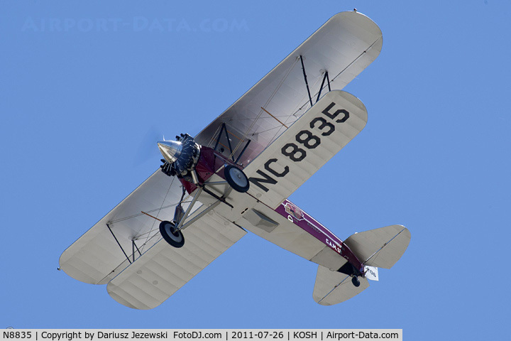 N8835, 1928 Stearman C3-B Sport Commercial C/N 241, Stearman Aircraft C3-B CN 241, NC8835