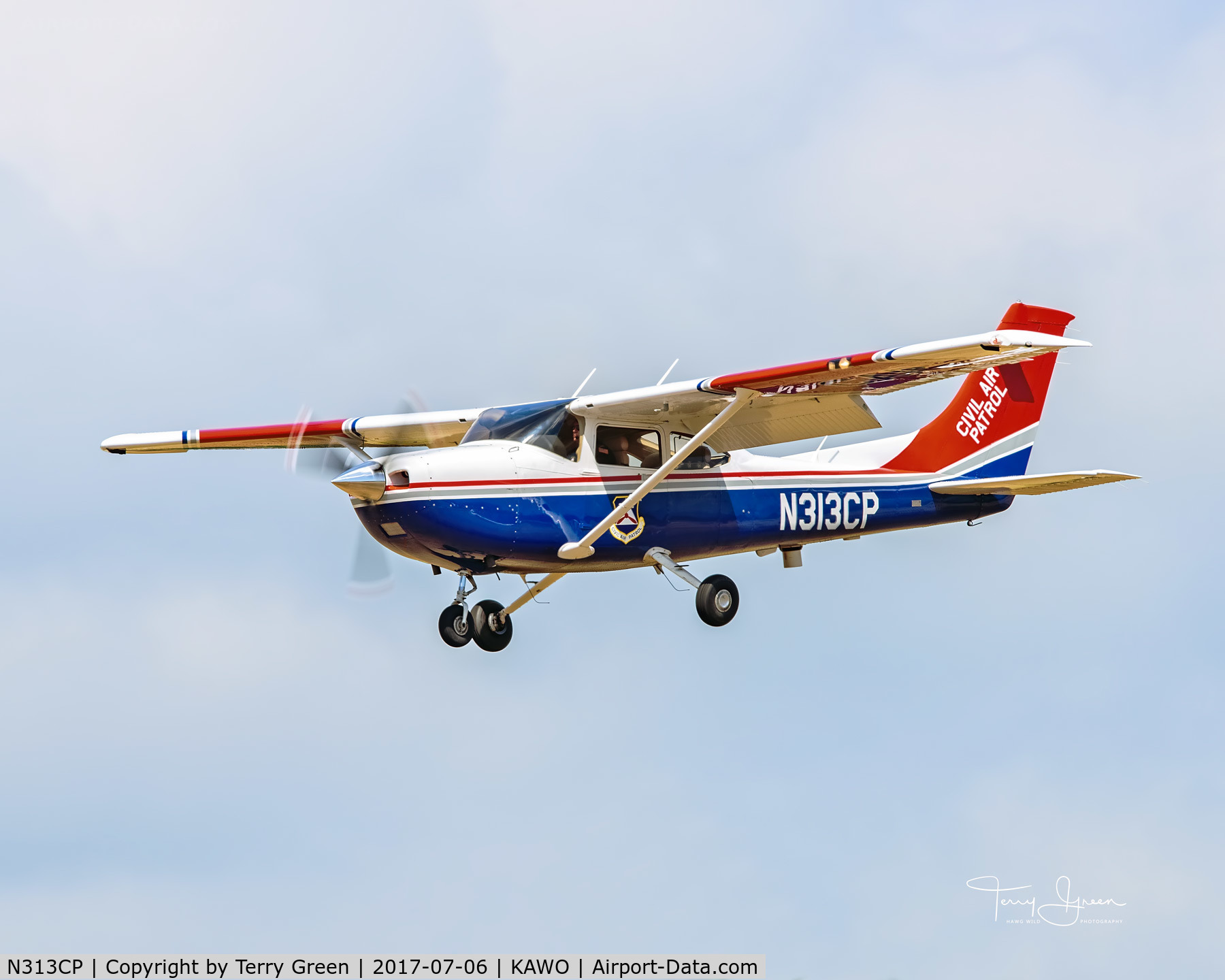 N313CP, 2009 Cessna 182T Skylane C/N 18282187, KAWO