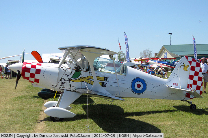 N32JM, 1973 Stolp SA-300 Starduster Too C/N JM001, Starduster SA-300 CN JM001, N32JM