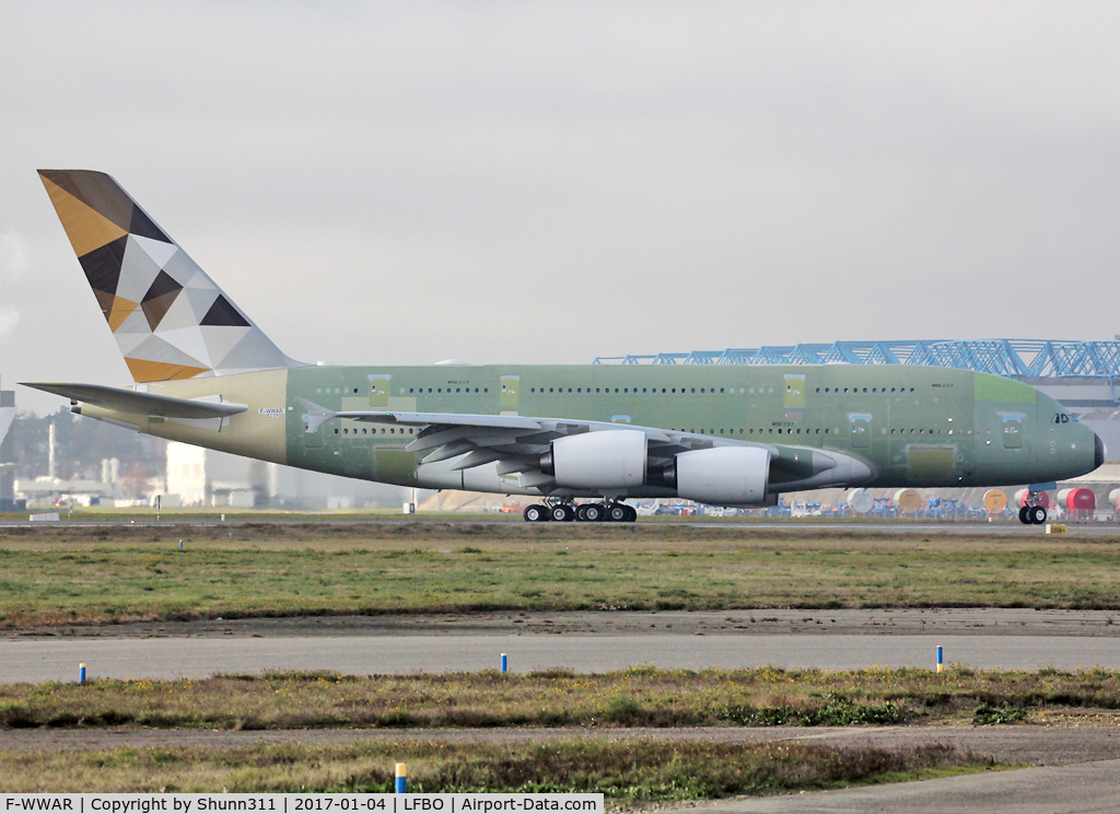 F-WWAR, 2016 Airbus A380-861 C/N 0237, C/n 0237 - For Etihad Airways