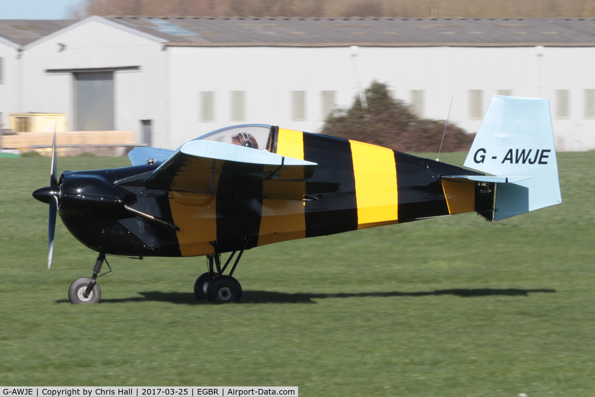 G-AWJE, 1968 Tipsy T-66 Nipper Mk 3 C/N S121, at Breighton