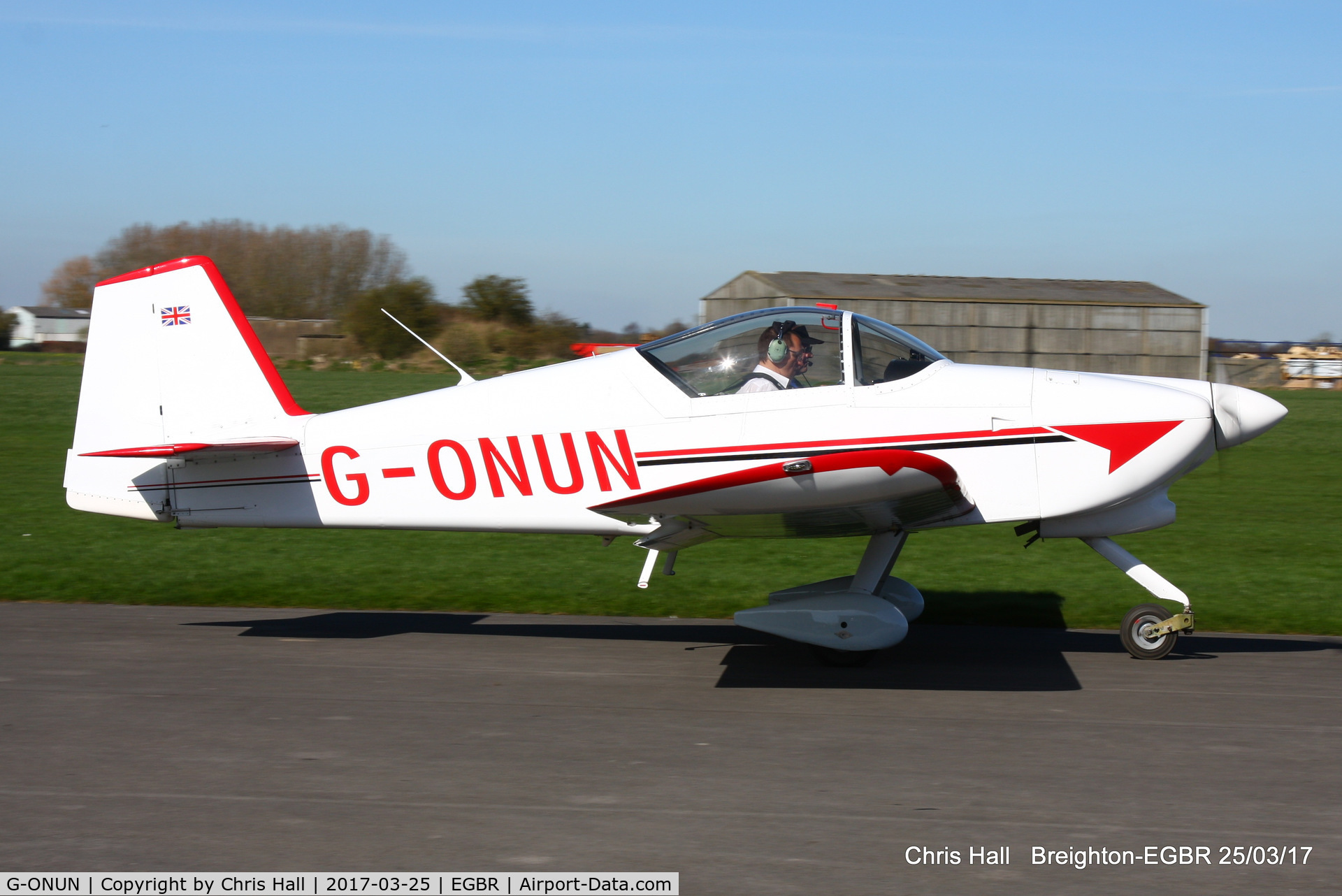 G-ONUN, 1999 Vans RV-6A C/N PFA 181-12976, at Breighton