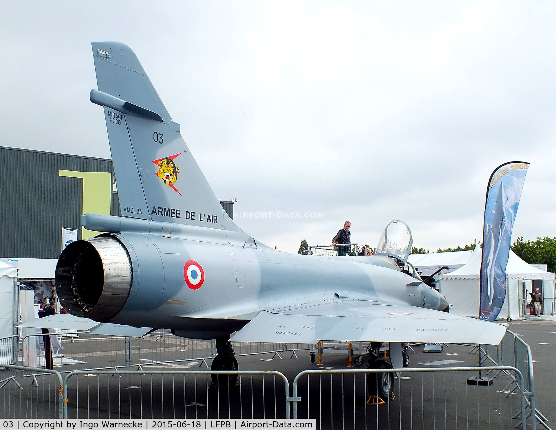 03, Dassault Mirage 2000C C/N 03, Dassault Mirage 2000C of the Armee de l'Air at the Aerosalon 2015, Paris