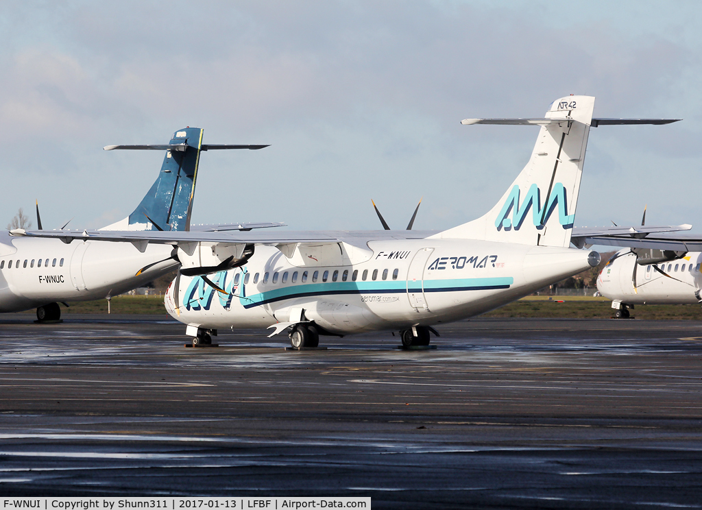F-WNUI, 1999 ATR 42-500 C/N 594, C/n 0594 - Ex. XA-TPS on storage after returning to lessor