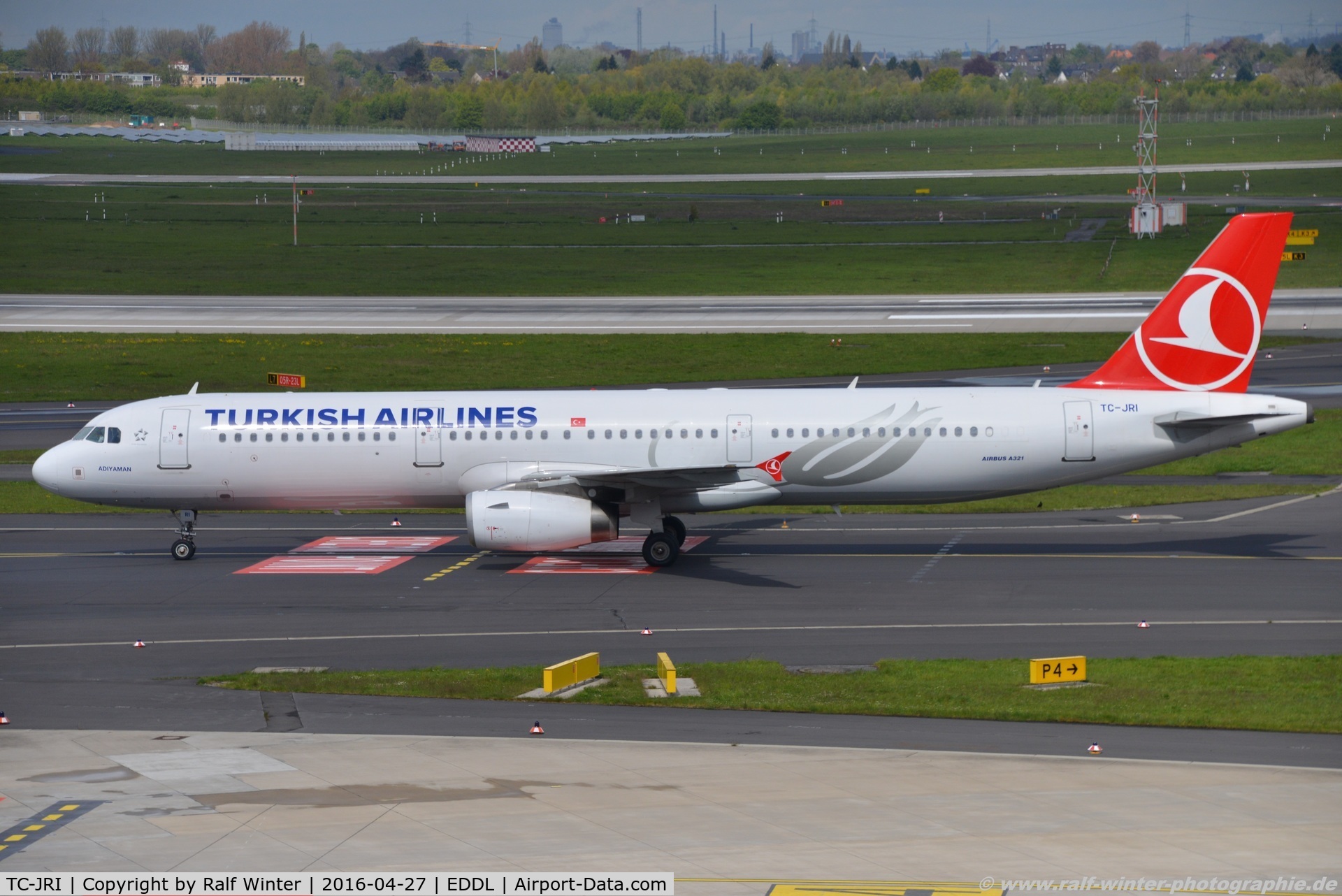TC-JRI, 2008 Airbus A321-231 C/N 3405, Airbus A321-231 - TK THY Turkish Airlines 'Adiyaman' - 3405 - TC-JRI - 27.04.2016 - DUS