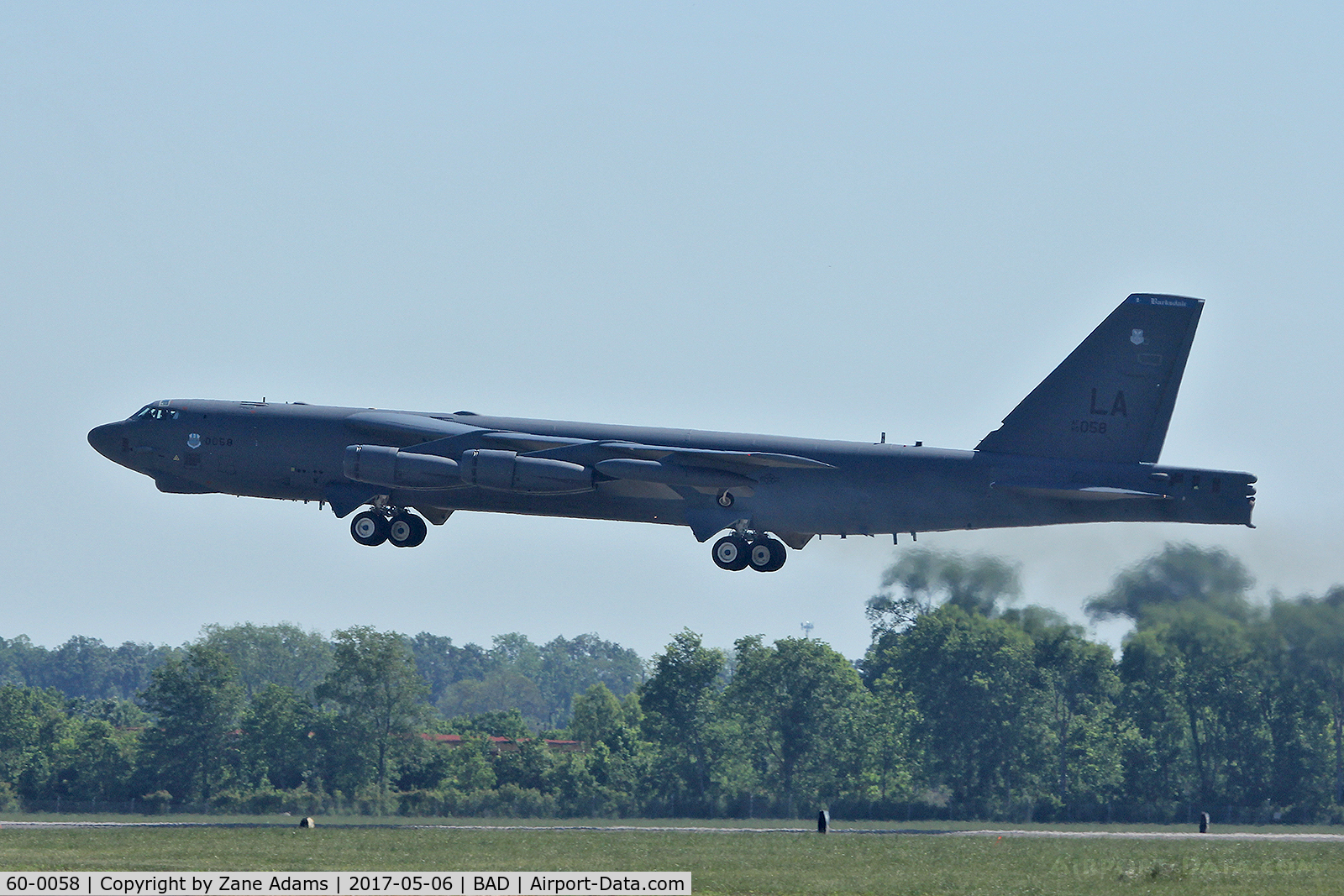 60-0058, 1960 Boeing B-52H-160-BW Stratofortress C/N 464423, Barksdale AFB 2017 Defenders of Liberty Airshow