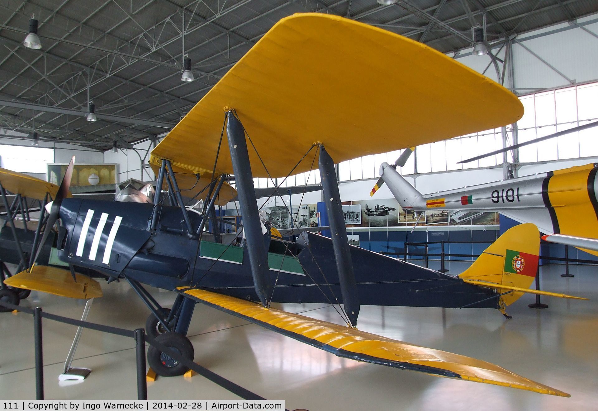 111, De Havilland DH-82A Tiger Moth II C/N Not found 111, De Havilland D.H.82A Tiger Moth at the Museu do Ar, Sintra