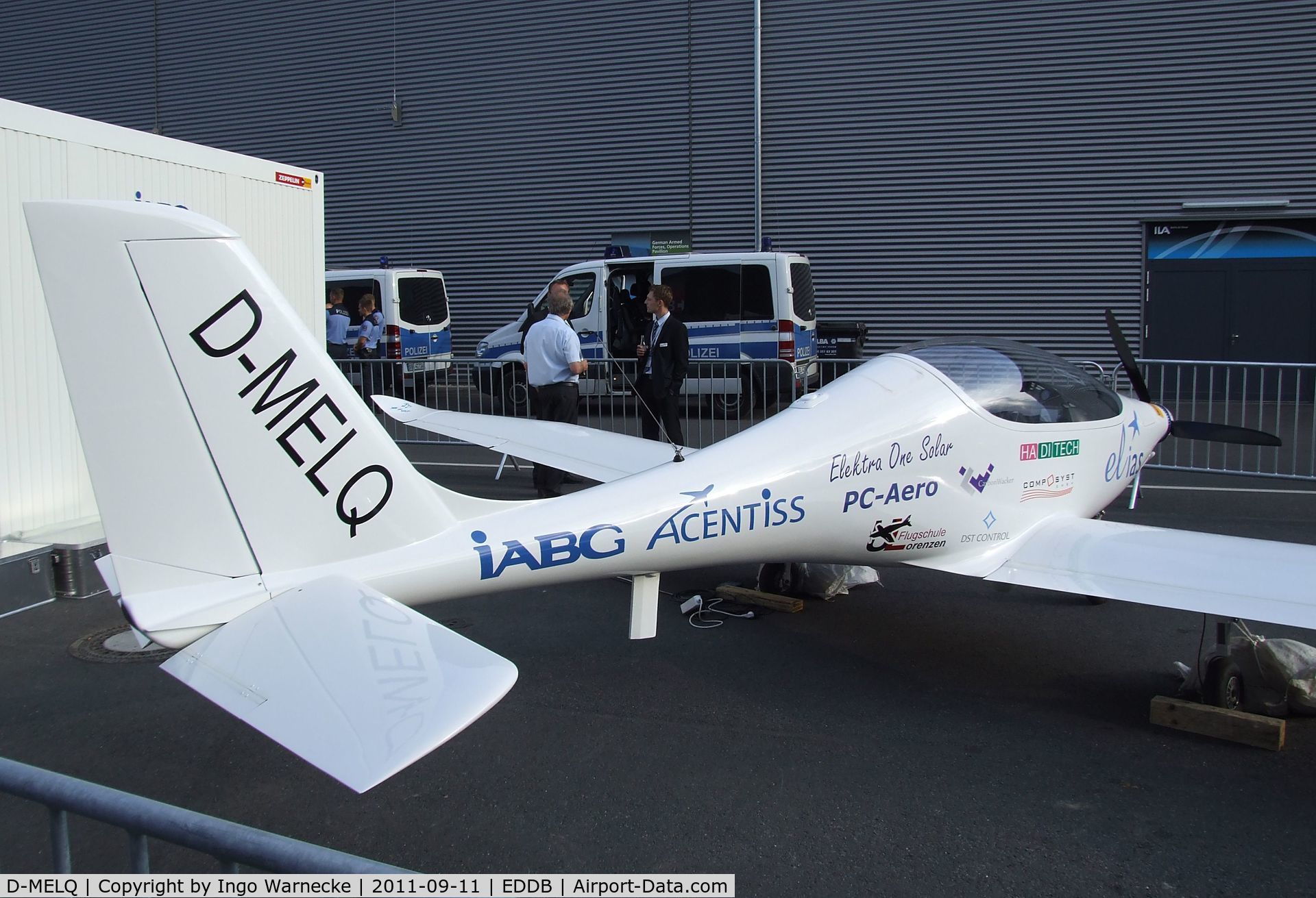 D-MELQ, 2012 PC-Aero Elektra One Solar C/N 01, PC-Aero Elektra One Solar with electric motor at the ILA 2012, Berlin