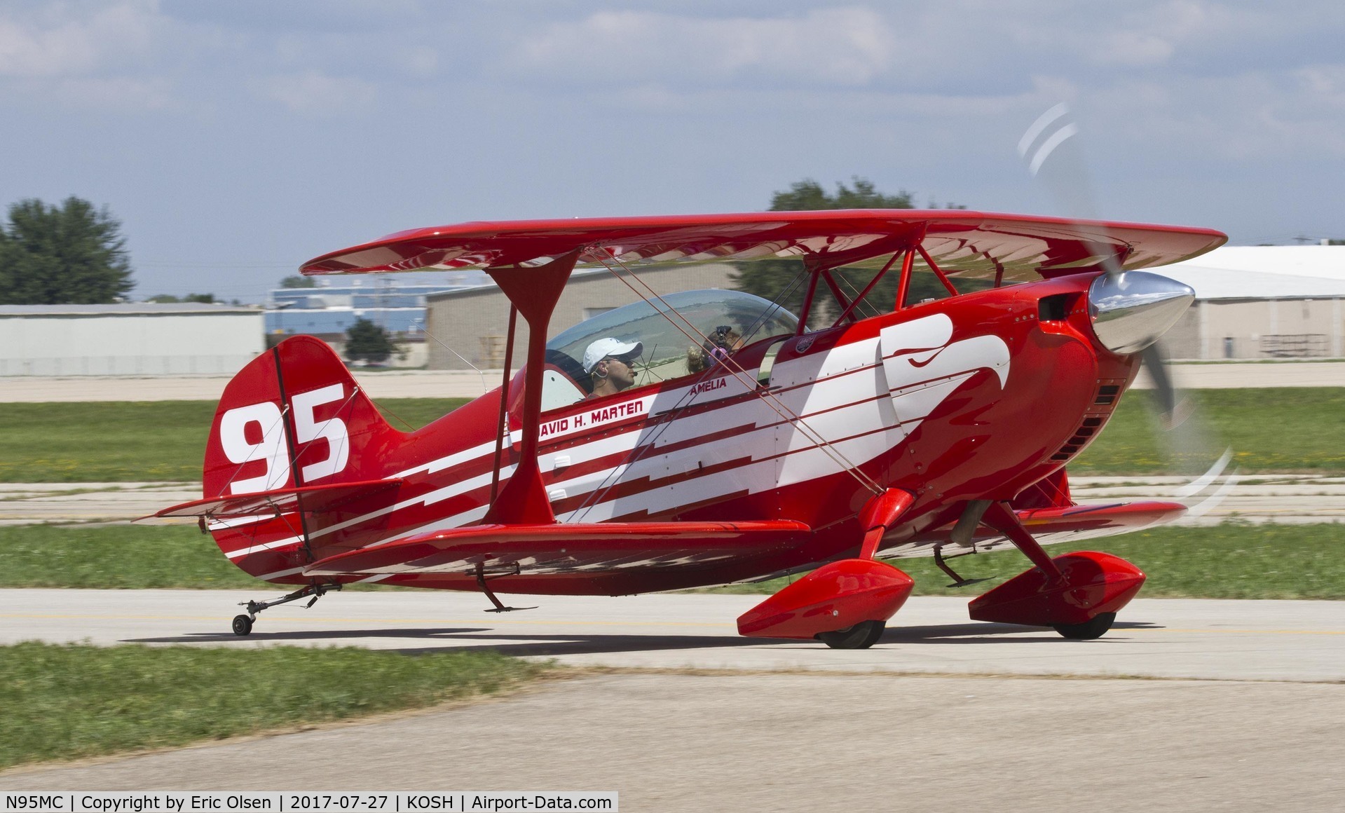 N95MC, 1981 Christen Eagle II C/N MCCANN-0001, Christen Eagle at Airventure