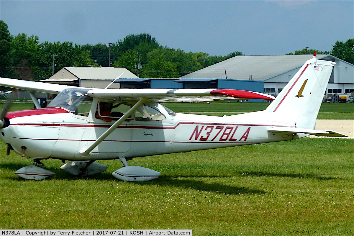 N378LA, 1965 Cessna 172F C/N 17252795, At 2017 EAA AirVenture at Oshkosh