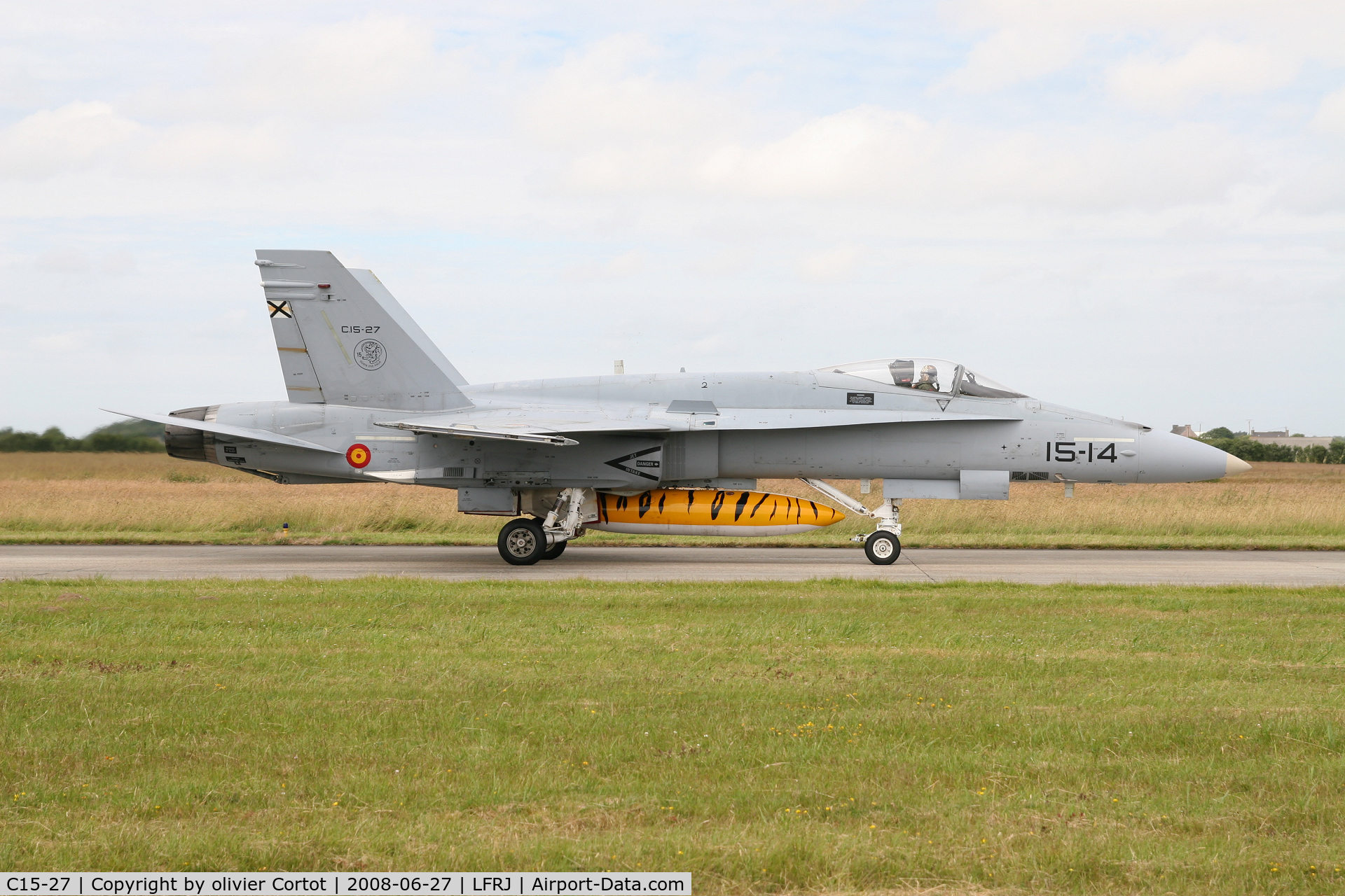 C15-27, McDonnell Douglas EF-18A+ Hornet C/N 0601/A508, Tiger meet 2008
