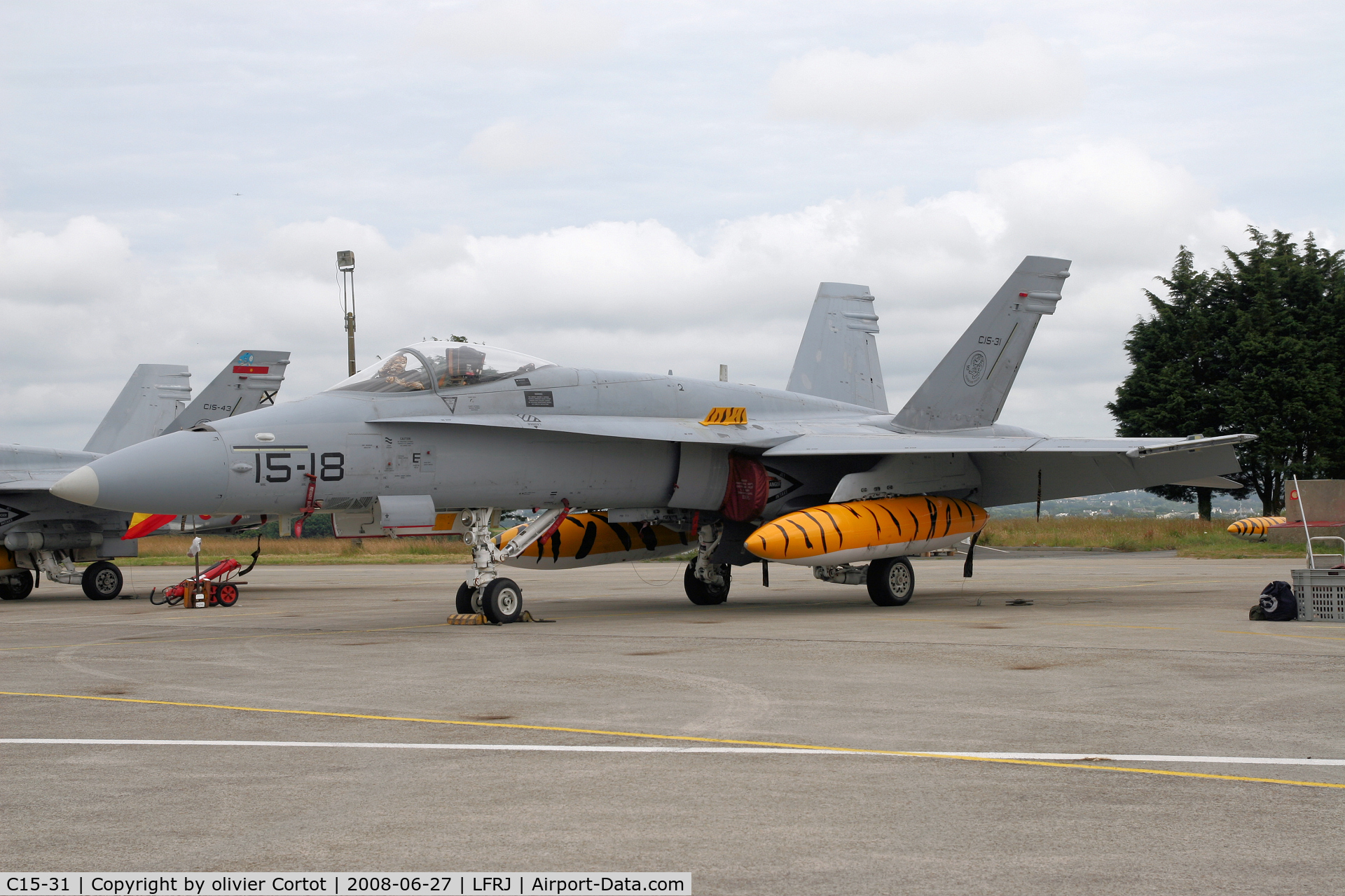C15-31, McDonnell Douglas EF-18A Hornet C/N 0533/A442, Tiger meet 2008