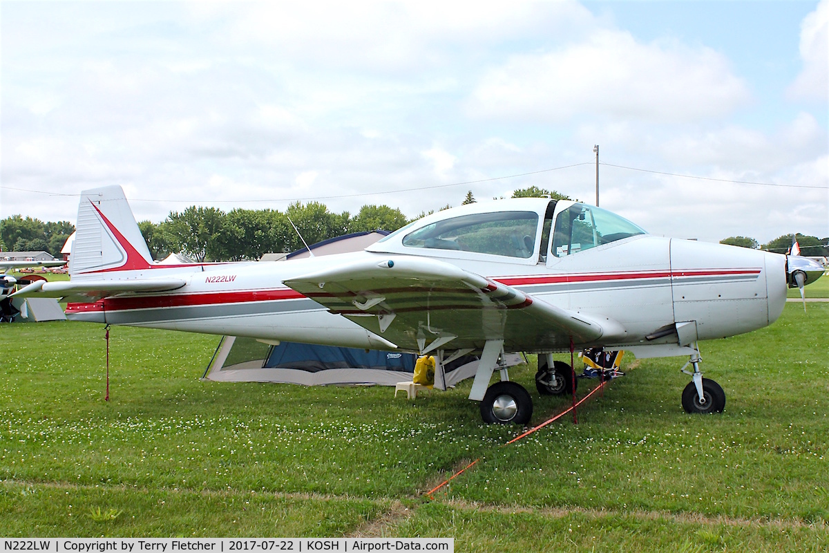 N222LW, 1949 Ryan Navion A C/N NAV-4-1899, At 2017 EAA AirVenture at Oshkosh