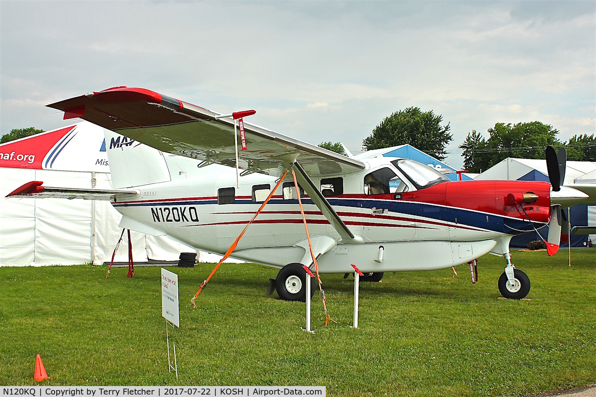 N120KQ, 2014 Quest Kodiak 100 C/N 100-0120, On display at 2017 EAA AirVenture at Oshkosh