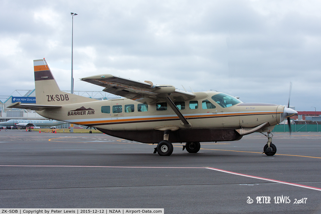 ZK-SDB, 2009 Cessna 208B Grand Caravan C/N 208B2089, Great Barrier Airlines Ltd., Auckland