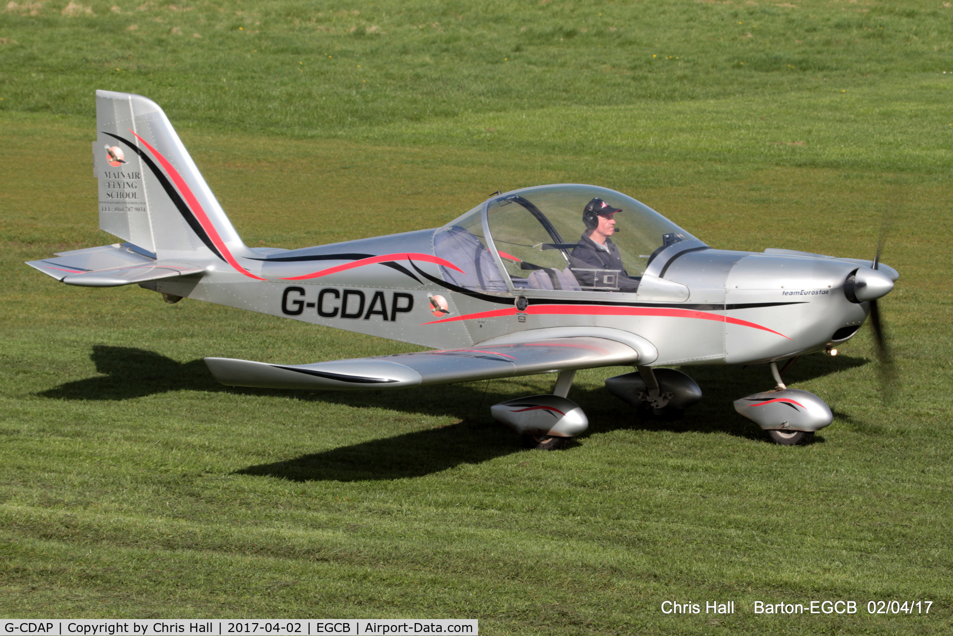 G-CDAP, 2004 Aerotechnik EV-97 TeamEurostar UK C/N 2114, at Barton