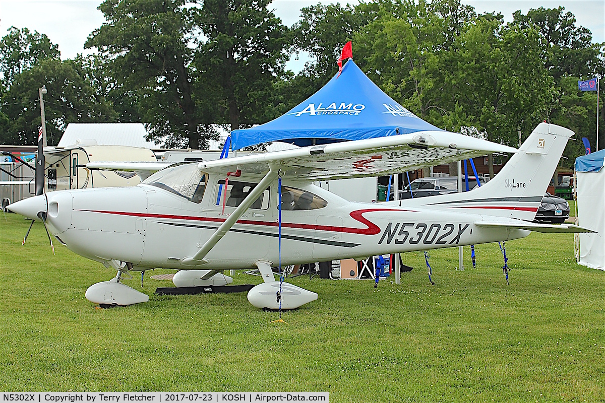 N5302X, 2003 Cessna 182T Skylane C/N 18281175, At 2017 EAA AirVenture at Oshkosh