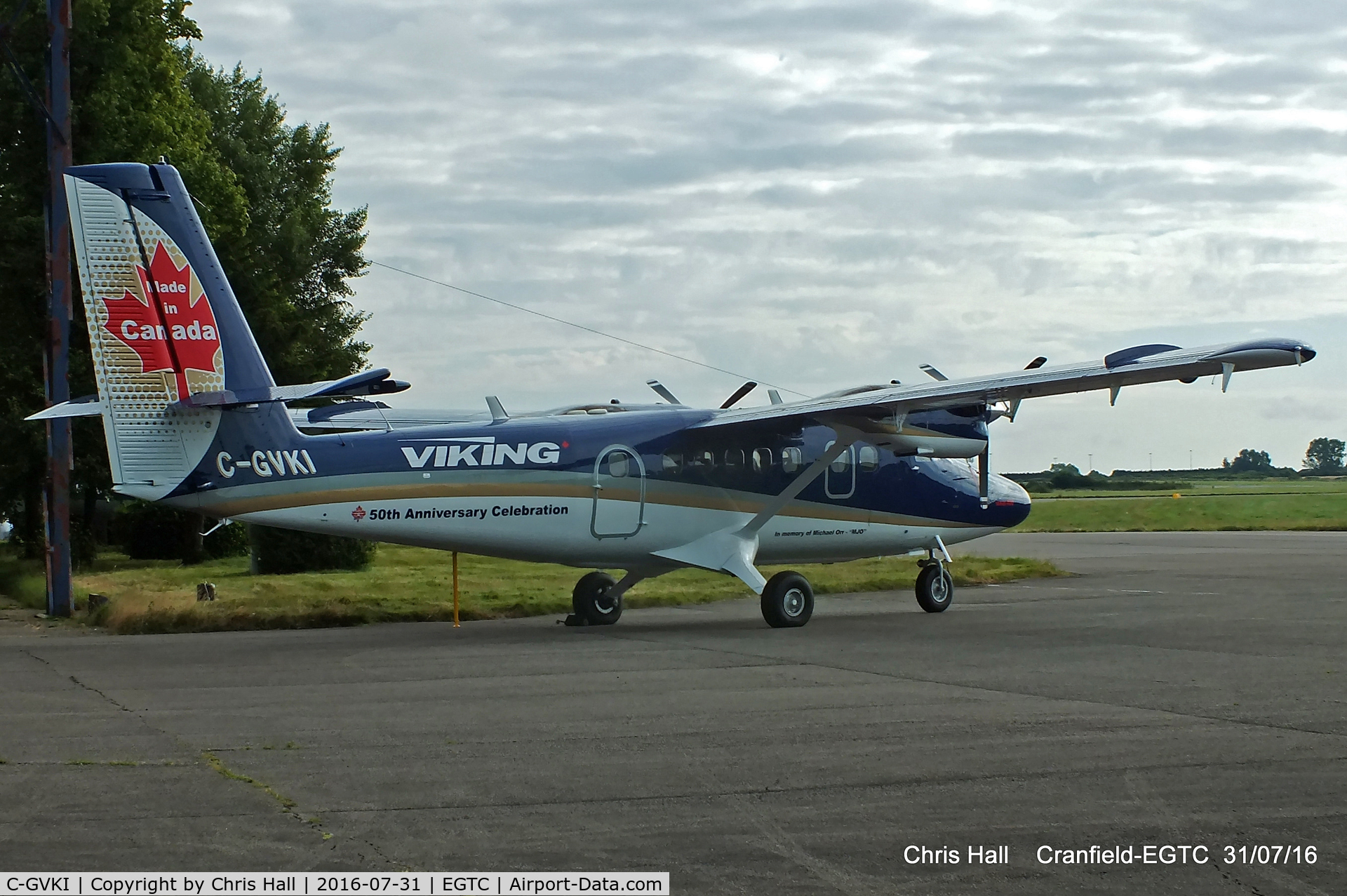 C-GVKI, 2014 Viking DHC-6-400 Twin Otter C/N 897, at Cranfield