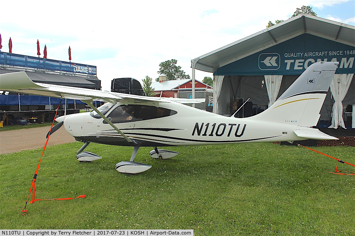 N110TU, 2015 Tecnam P-2008 C/N 110, Displayed at the 2017 EAA Airventure at Oshkosh