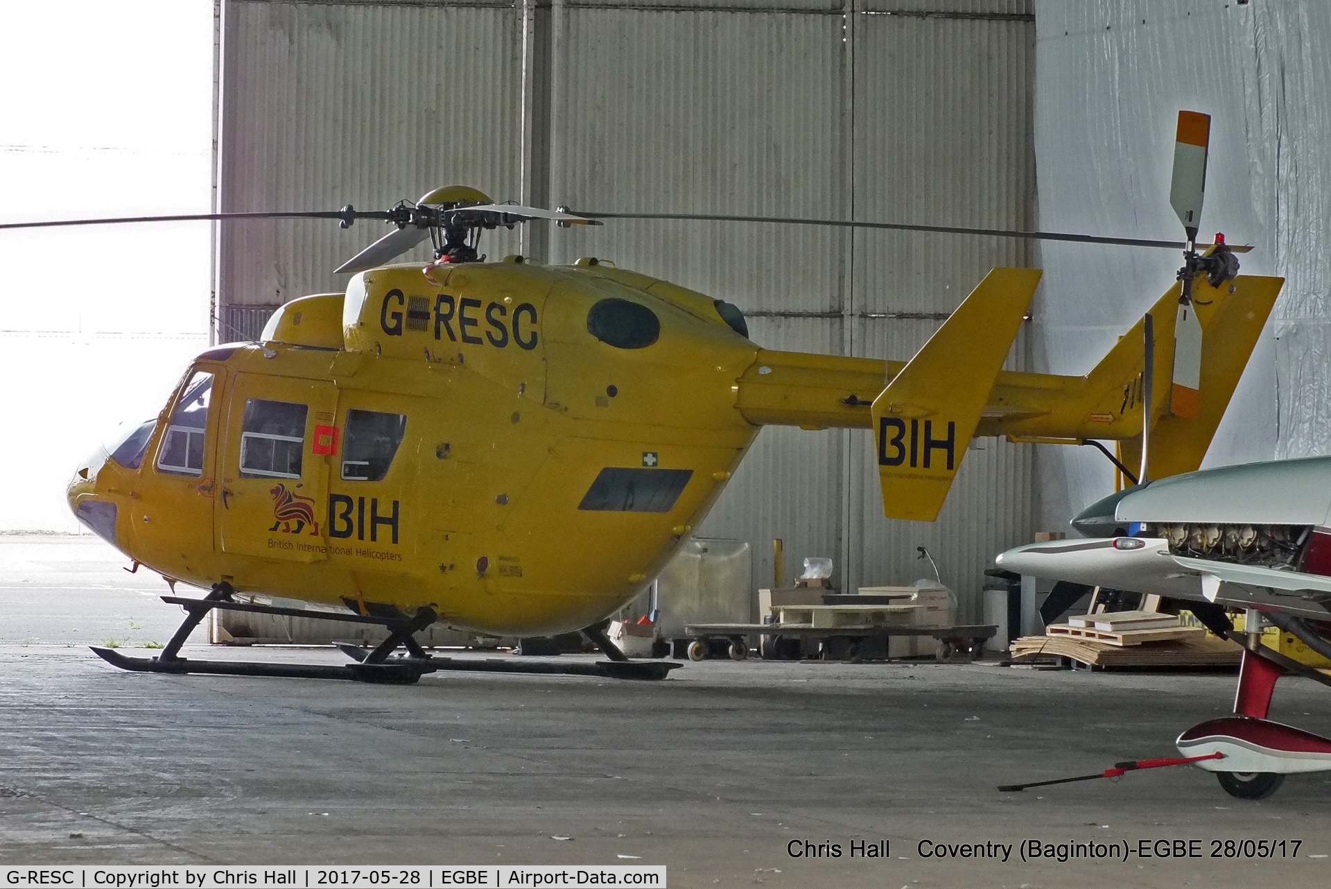 G-RESC, 1996 Eurocopter-Kawasaki BK-117C-1 C/N 7504, at Coventry