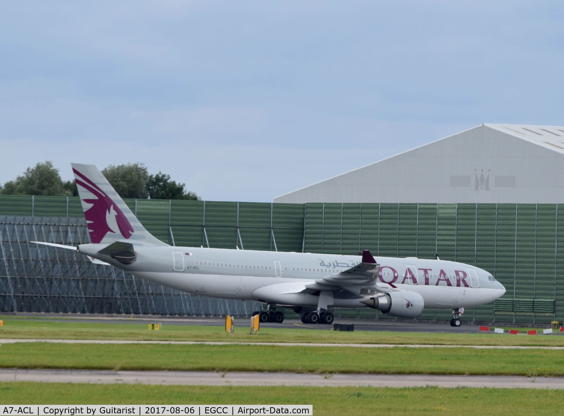 A7-ACL, 2007 Airbus A330-202 C/N 820, At Manchester