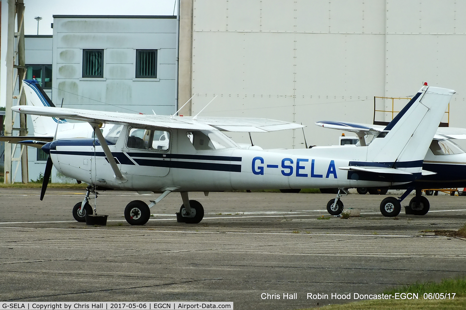 G-SELA, 1979 Cessna 152 C/N 152-82590, at Robin Hood Doncaster