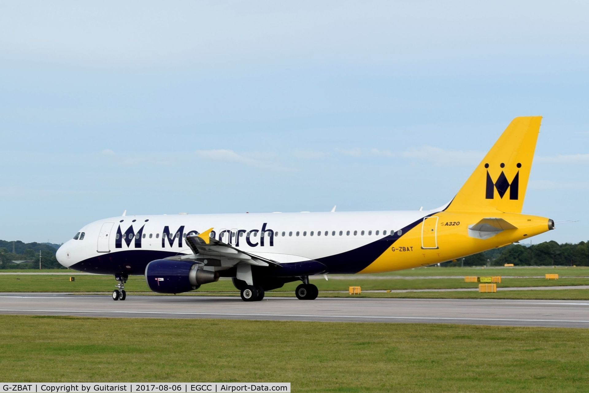 G-ZBAT, 2007 Airbus A320-214 C/N 3278, At Manchester