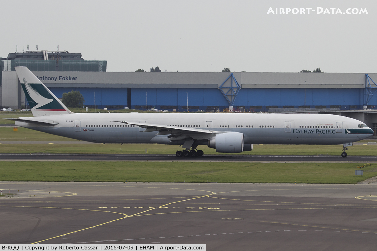 B-KQQ, 2014 Boeing 777-367/ER C/N 41762, Schiphol