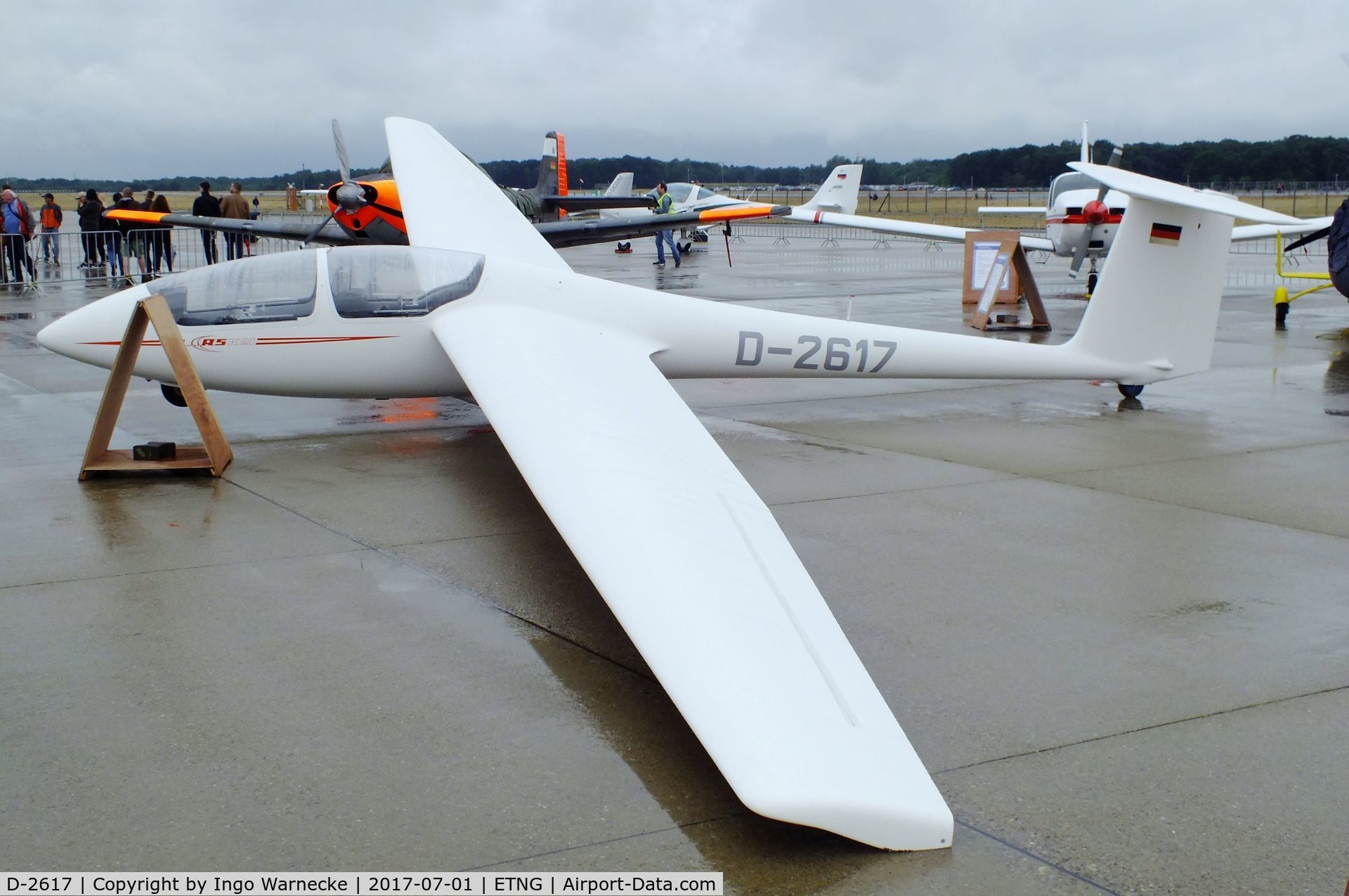 D-2617, 1989 Schleicher ASK-21 C/N 21408, Schleicher ASK-21 at the NAEWF 35 years jubilee display Geilenkirchen 2017