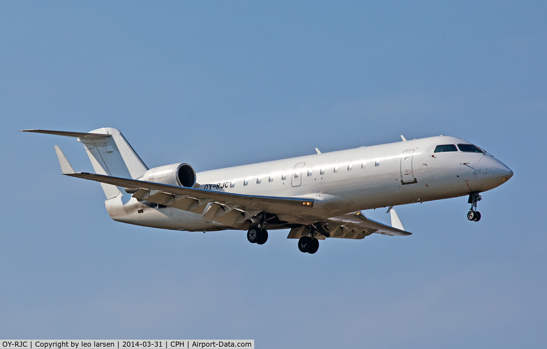 OY-RJC, 1993 Canadair CRJ-100LR (CL-600-2B19) C/N 7015, Copenhagen 31.3.2014
