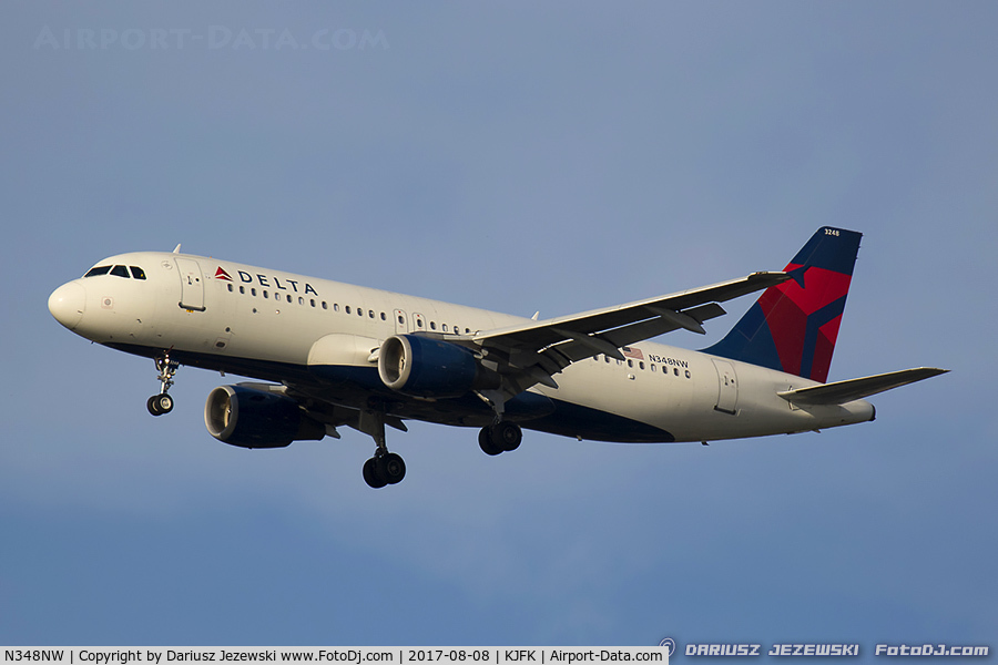 N348NW, 1993 Airbus A320-212 C/N 410, Airbus A320-212 - Delta Air Lines  C/N 410, N348NW