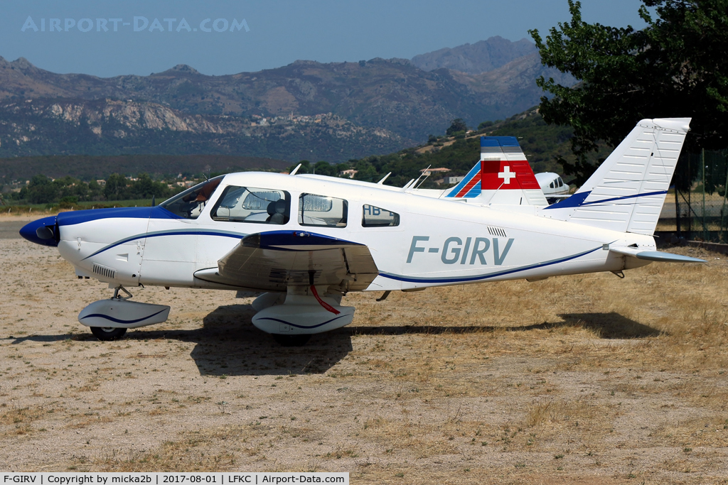 F-GIRV, 1985 Piper PA-28-181 Cherokee Archer II C/N 28-8590018, Parked