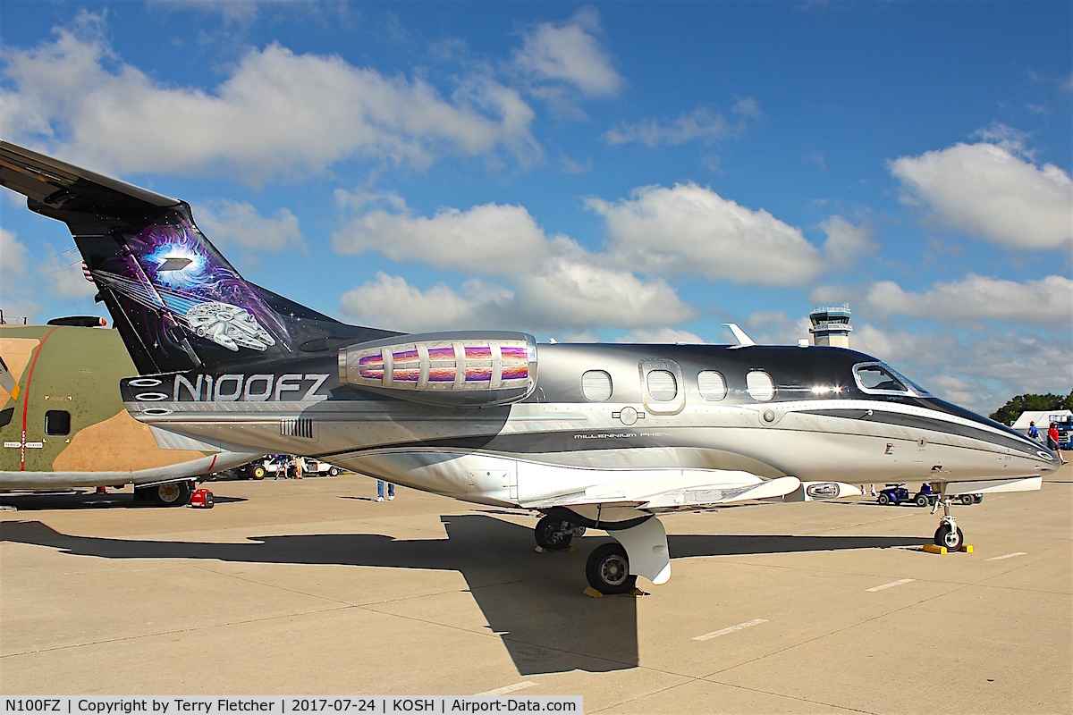 N100FZ, 2010 Embraer EMB-500 Phenom 100 C/N 50000137, At 2017 EAA Airventure at Oshkosh