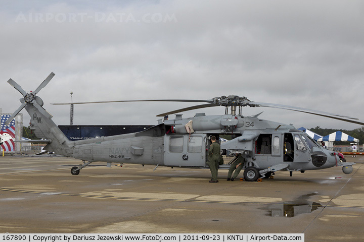 167890, Sikorsky MH-60S Knighthawk C/N 70-3705, MH-60S Knighthawk 167890 HW-34 from HSC-26 