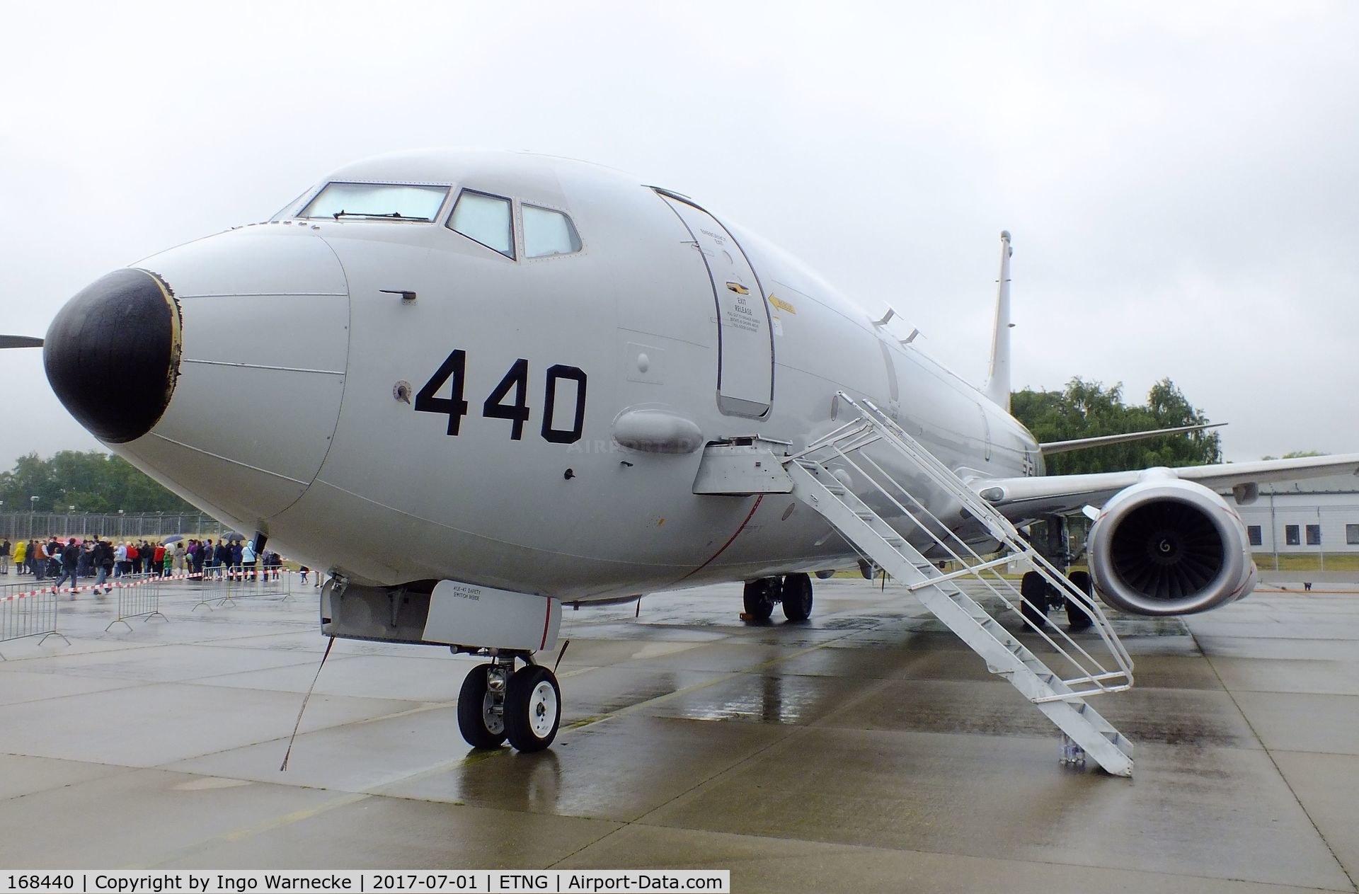 168440, 2013 Boeing P-8A Poseidon C/N 40820/4366, Boeing P-8A Poseidon of the USN at the NAEWF 35 years jubilee display Geilenkirchen 2017