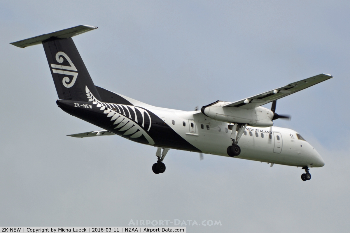 ZK-NEW, 2007 De Havilland Canada DHC-8-311Q Dash 8 C/N 648, At Auckland