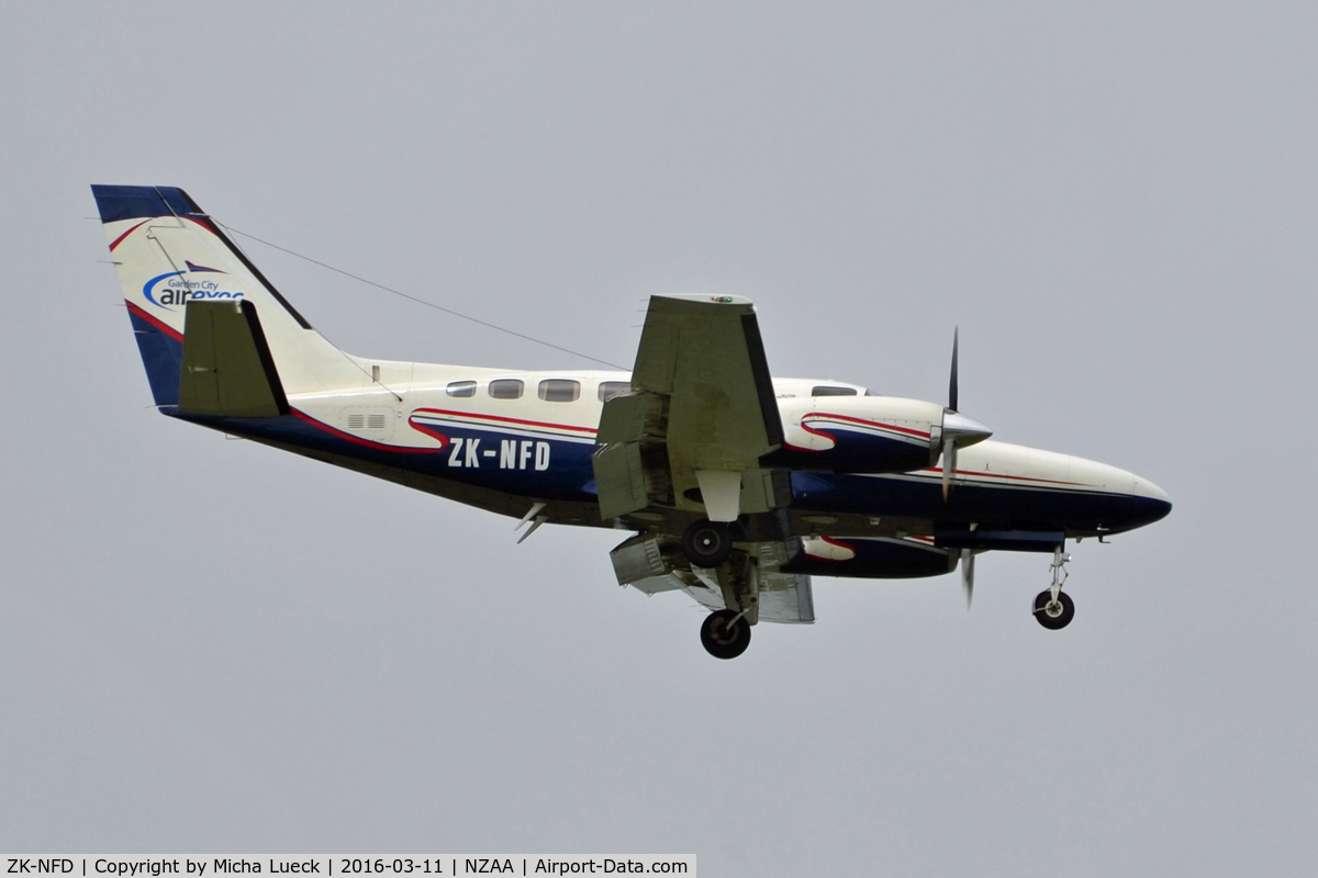 ZK-NFD, 1980 Cessna 441 Conquest II C/N 441-0141, At Auckland