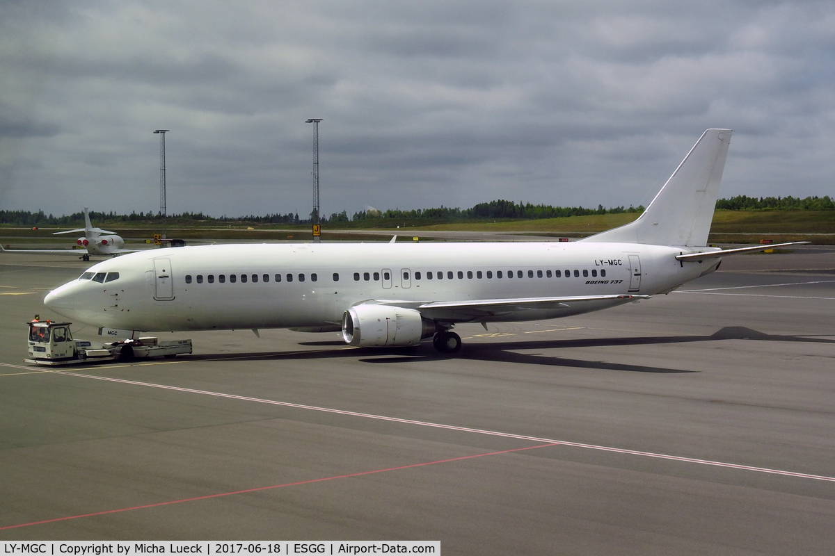 LY-MGC, 1991 Boeing 737-4Y0 C/N 24904, At Gothenburg