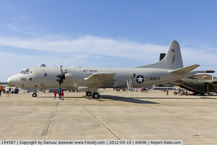 154587, Lockheed P-3B Orion C/N 185-5268, P-3C Orion 154587 RL-587 from VXS-1 