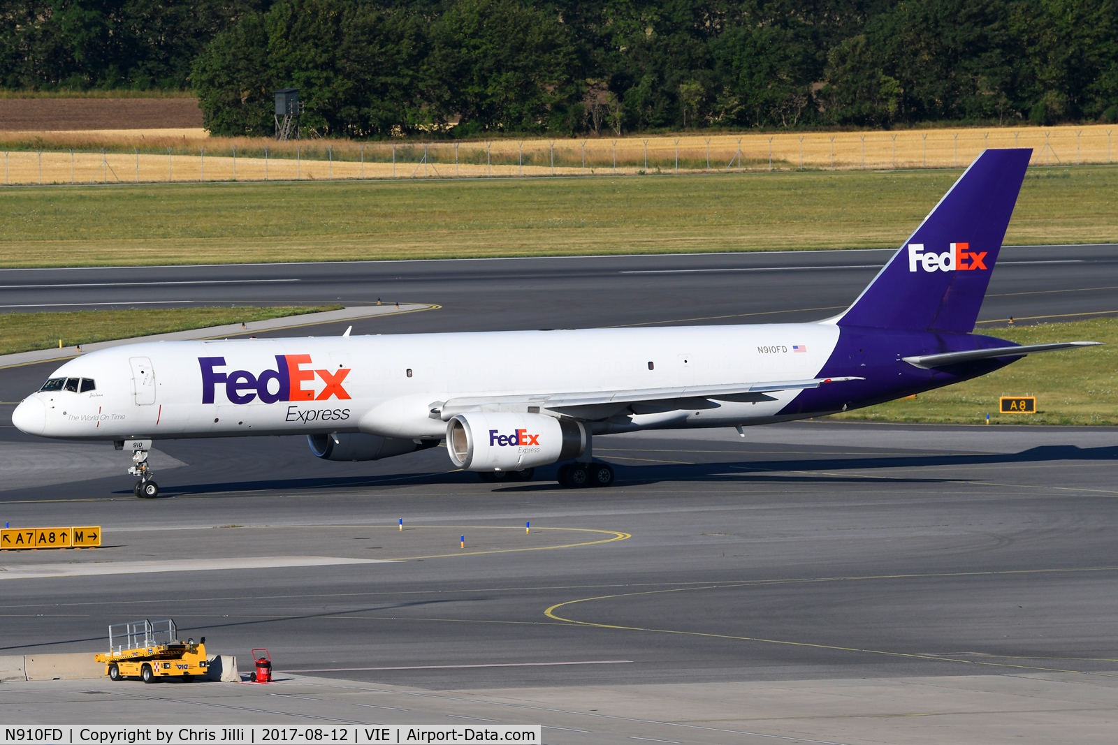 N910FD, 1991 Boeing 757-236 C/N 25054, FedEx Express