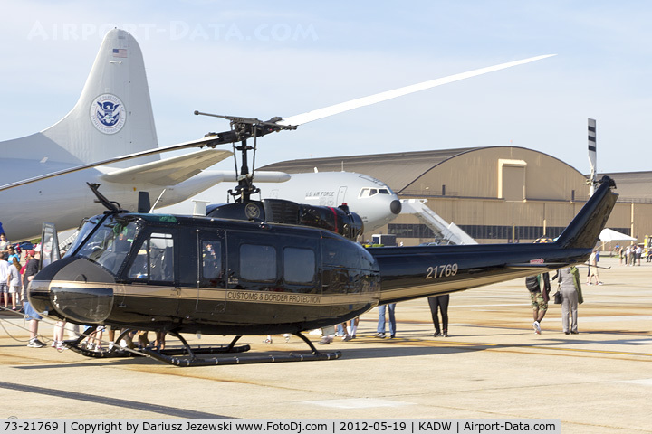 73-21769, Bell UH-1N Iroquois C/N 13457, Bell UH-1H Iroquois (Huey)  C/N 73-21769 from US Customs & Border Protection