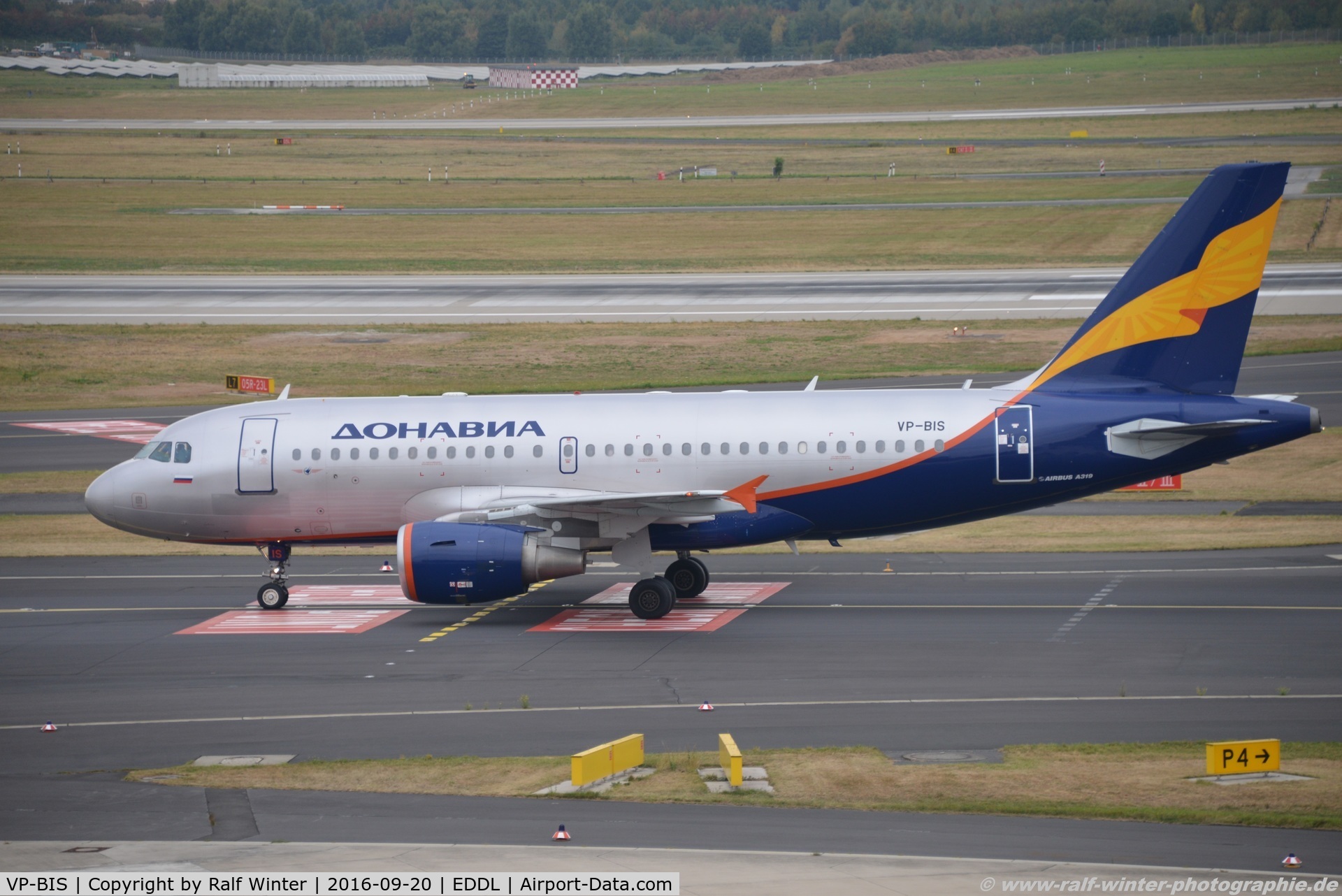 VP-BIS, 2002 Airbus A319-112 C/N 1808, Airbus A319-112 - R4 SDM Rossiya 'Chelyabinsk' - 1808 - VP-BIS - 20.09.2016 - DUS