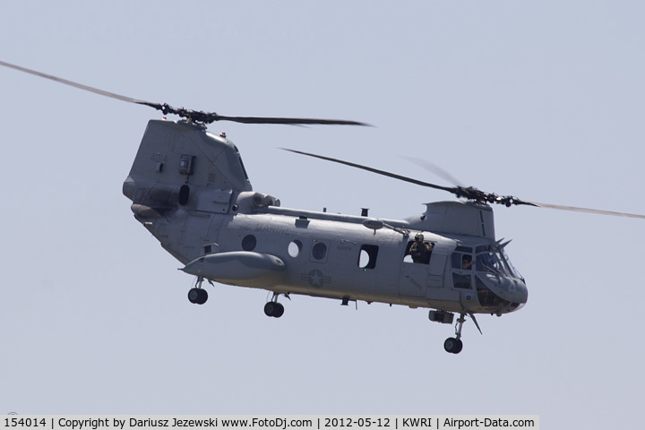154014, Boeing Vertol CH-46E Sea Knight C/N 2365, CH-46D Sea Knight 154014 MQ-361 from HMM-744 