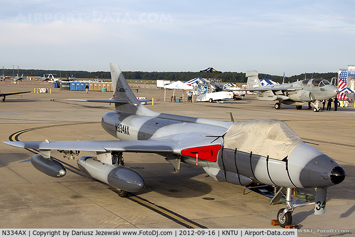 N334AX, Hawker Hunter F.58 C/N 41H-679904, Hawker Hunter Mk.58  C/N 41H-679904, N334AX