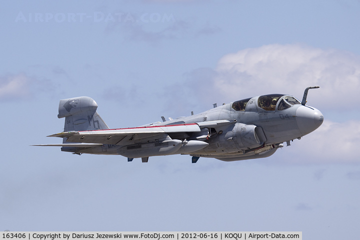 163406, Grumman EA-6B Prowler C/N P-146, EA-6B Prowler 163406 MD-04 from VMAQ-3 