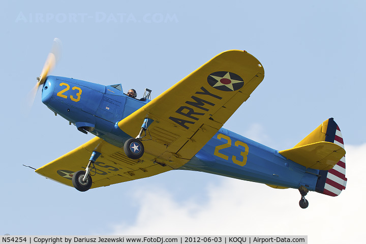 N54254, 1941 Fairchild M-62A-3 Cornell II C/N T42-1831, Fairchild M-62A-3  C/N T-42-1831, N54254