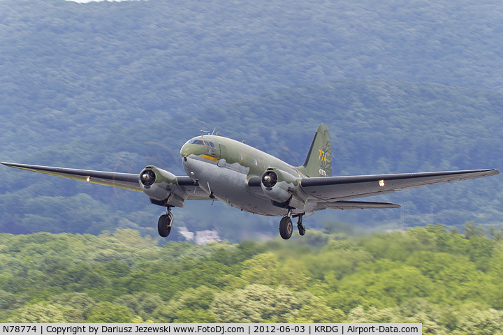 N78774, 1944 Curtiss C-46F Commando C/N 22597, Curtiss Wright C-46F Commando 