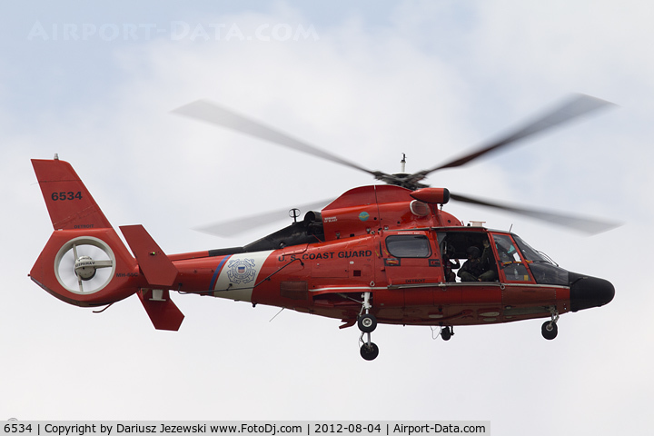 6534, Aerospatiale HH-65C Dolphin C/N 6183, MH-65C Dolphin 6534  from  CGAS Detroit, MI