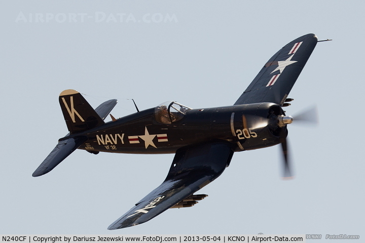 N240CF, 1945 Vought F4U-4 Corsair C/N 9513, Chance Vought F4U-4 Corsair  C/N 9513, NX240CF
