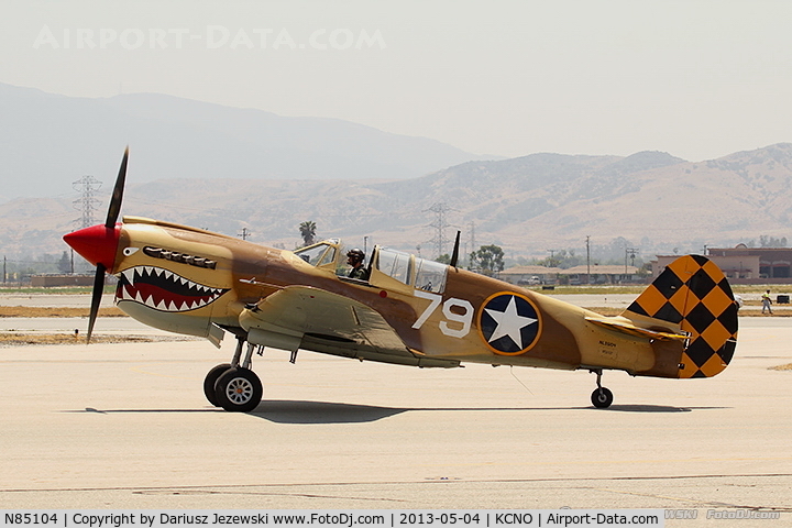 N85104, Curtiss P-40N-5CU Kittyhawk C/N 28954/F858, Curtiss P-40N Warhawk  C/N F858, NL85104